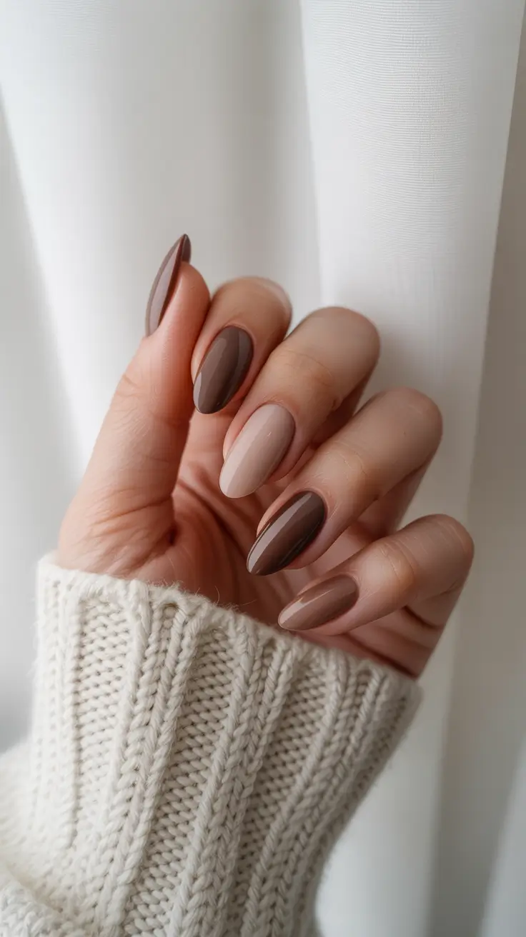 fall upon winter 2025 Mocha Neutrals in Gradient Tones