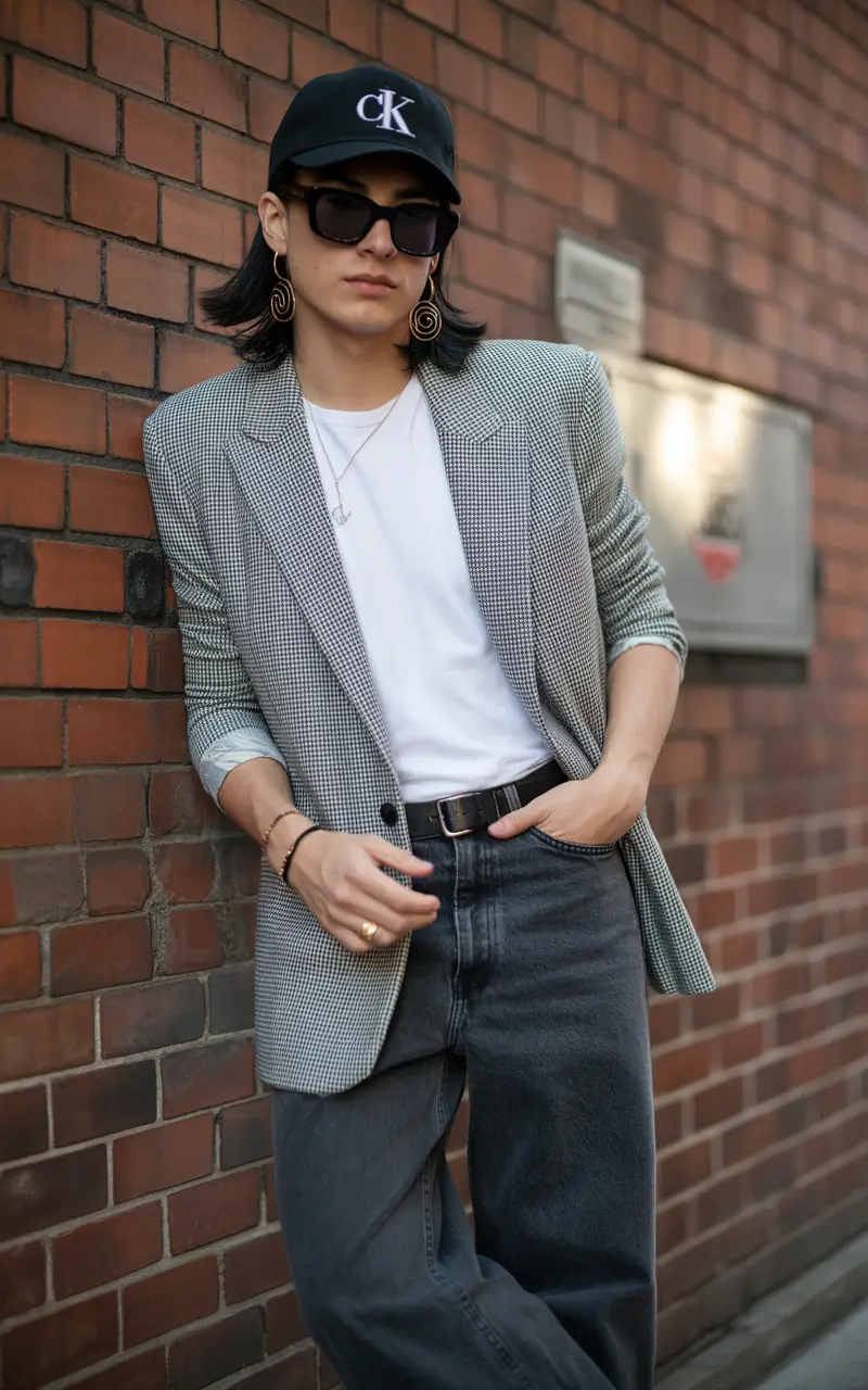 fall winter outfits 2025 Unisex Chic with an Urban Edge