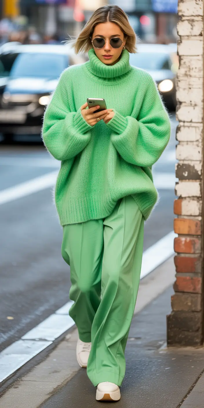 fall winter outfits 2025 Minty Fresh City Layers