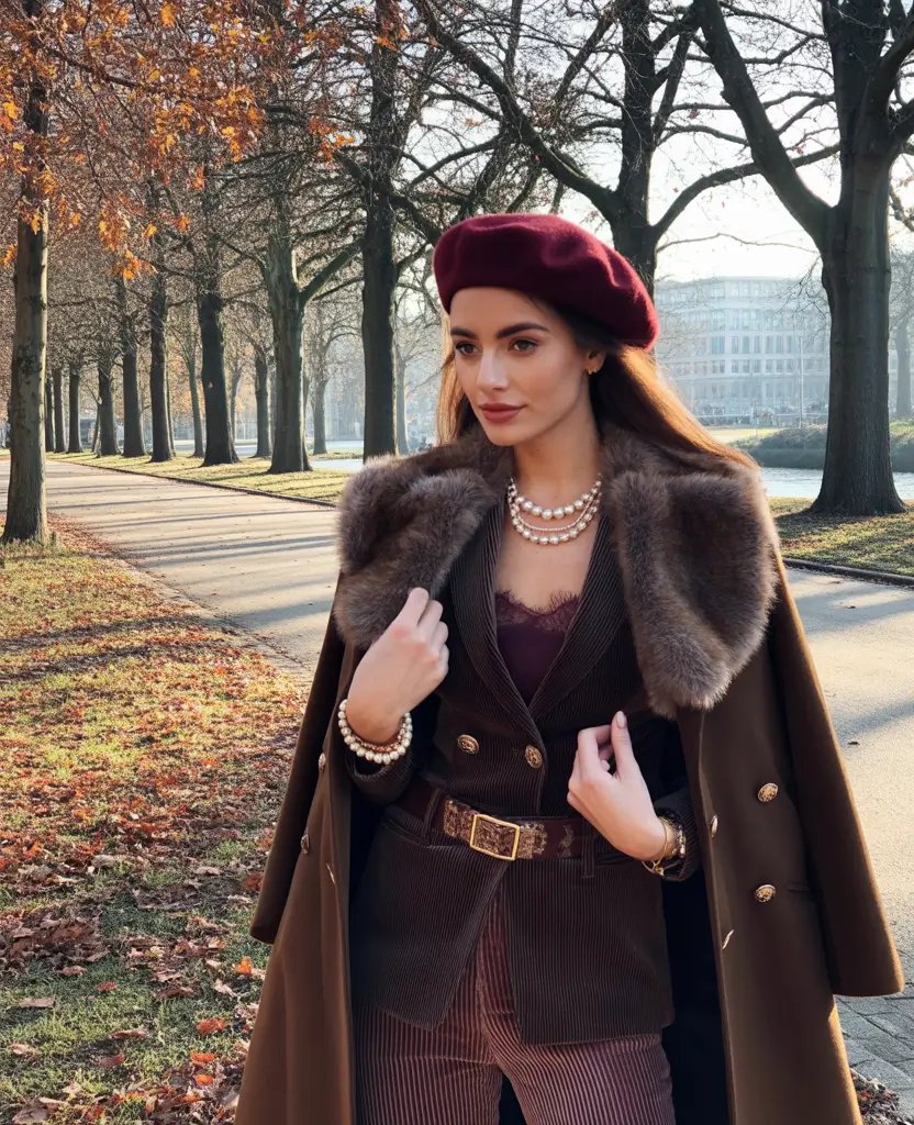 fall winter outfits 2025 Parisian Winter Royalty