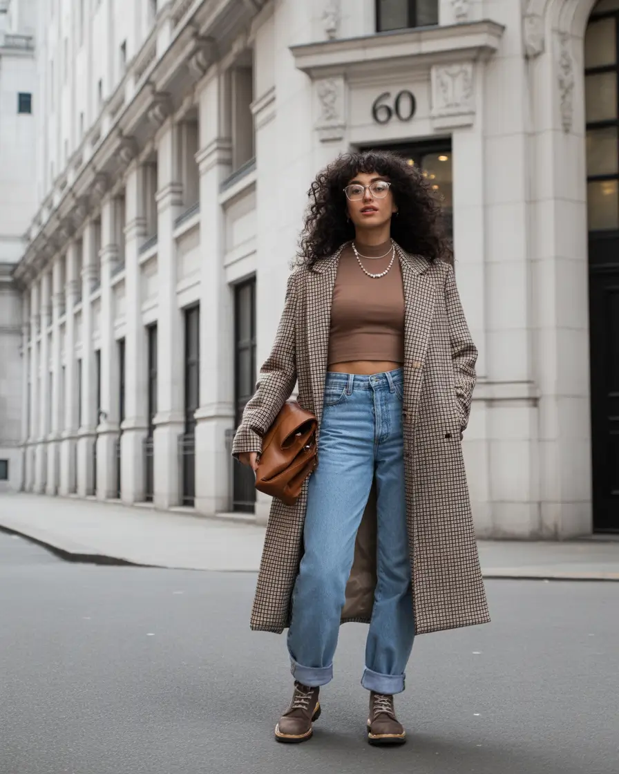 fall winter outfits 2025 Smart-Casual Mix for Everyday Street Style