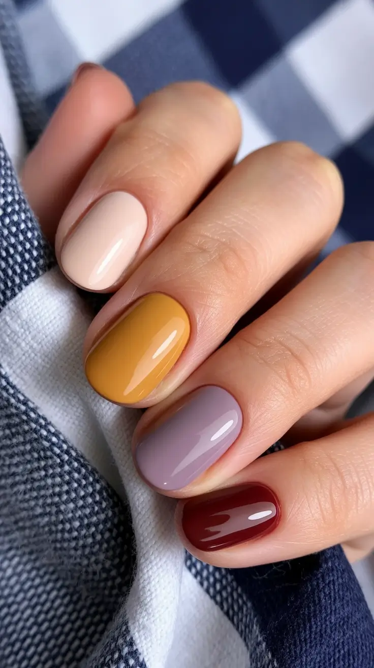Fall Winter Nail Colors 2025-2026 Earthy Tones with a Twist