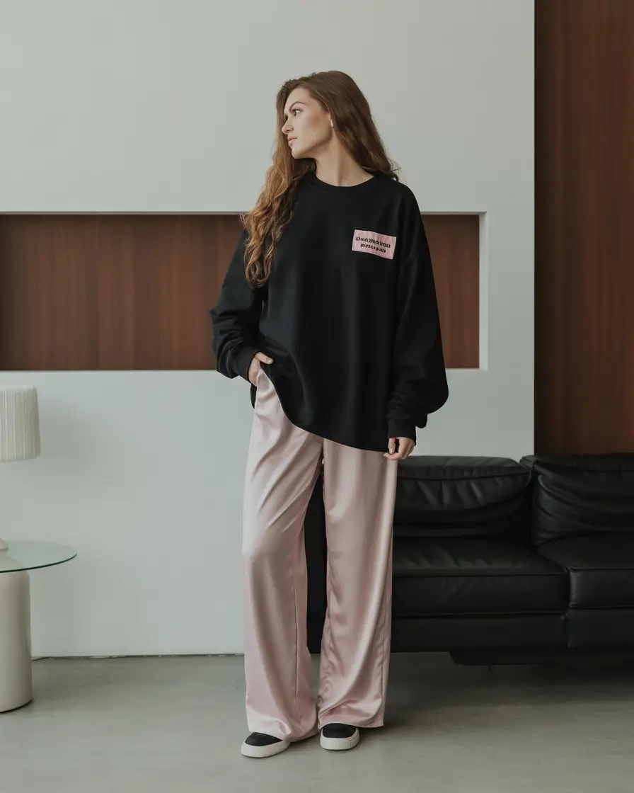 winter-outfits-aesthetic-2025-2026-Soft-Satin-and-Oversized-Statements