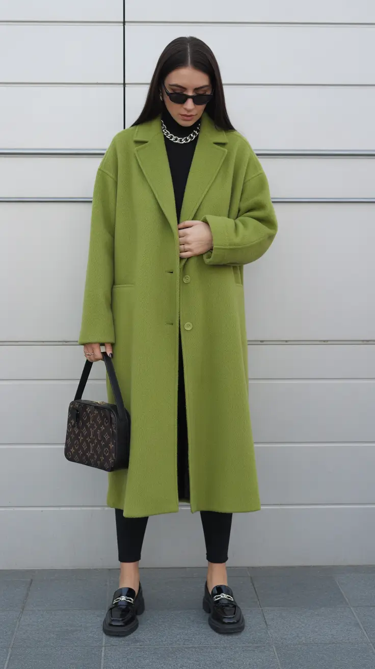 winter outfits aesthetic 2025-2026 Structured Neutrals and Statement Outerwear