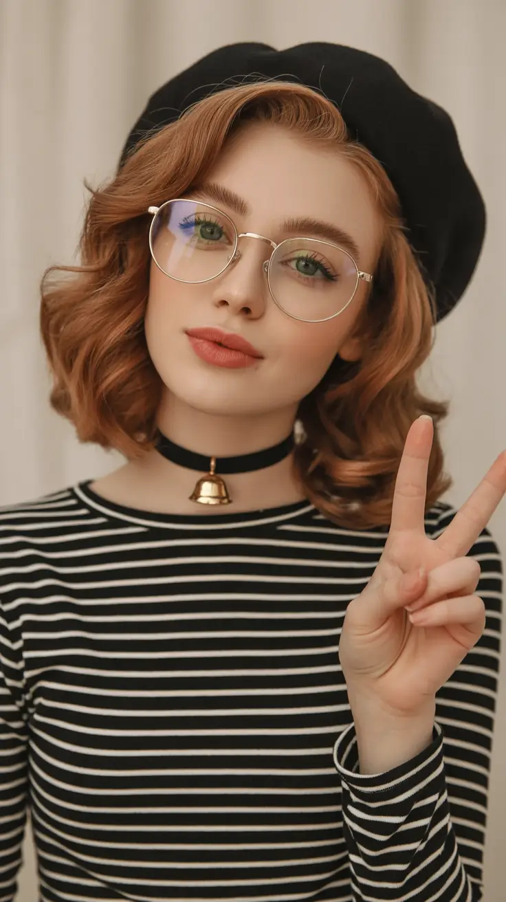 short winter haircuts 2025-2026 Retro Parisian Waves