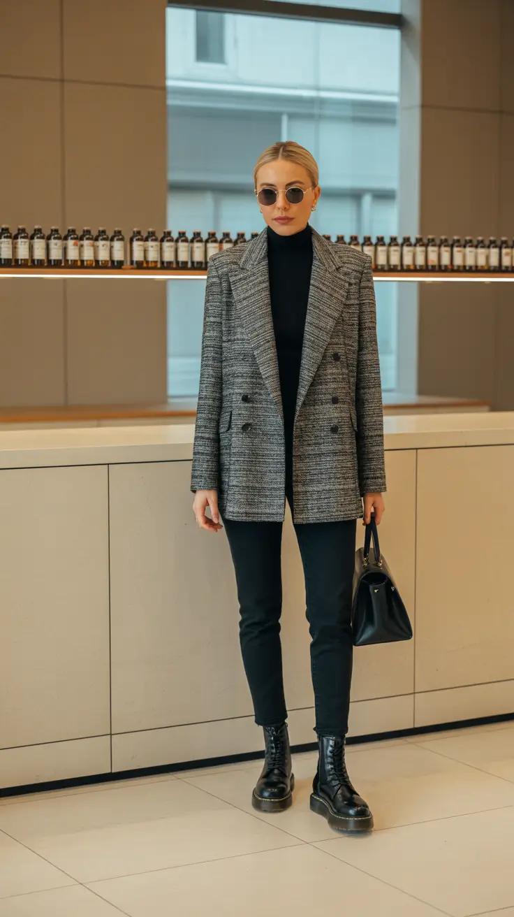 winter-office-outfits-2025-2026-Power-Plaid-and-Combat-Boots