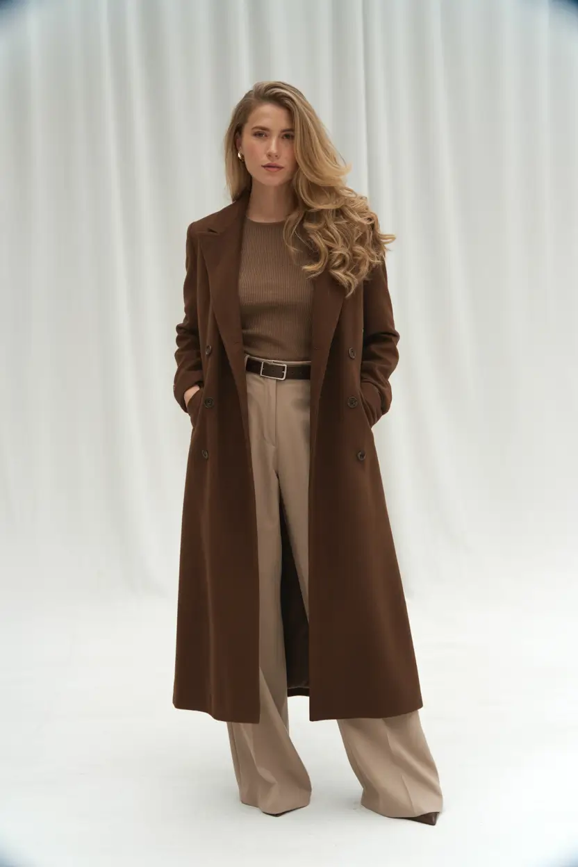 winter office outfits 2025-2026 Modern Neutrals with a Tailored Twist