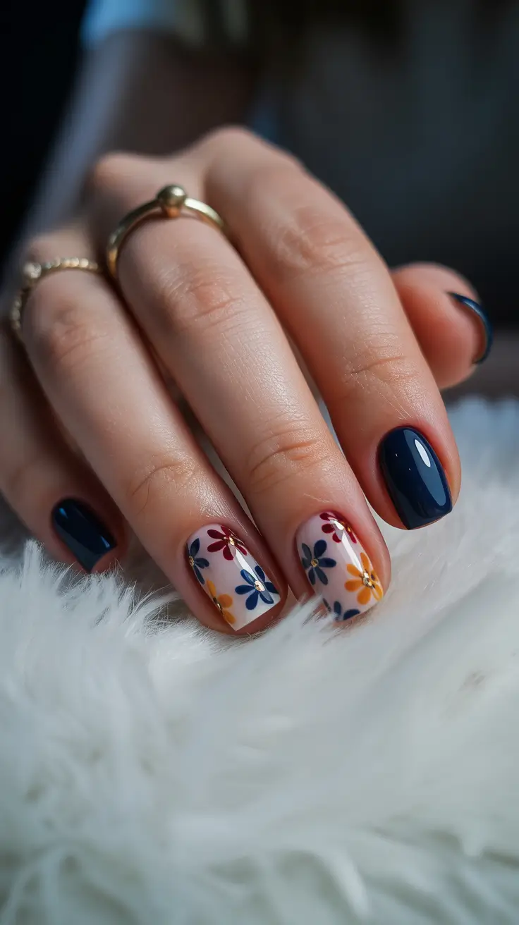 fall-winter-nails-2025-2026-Retro-Petals-Nude-Base