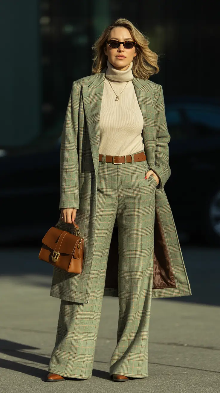 winter fashion outfits 2025-2026 Retro Power Suit Energy with a Modern Spin