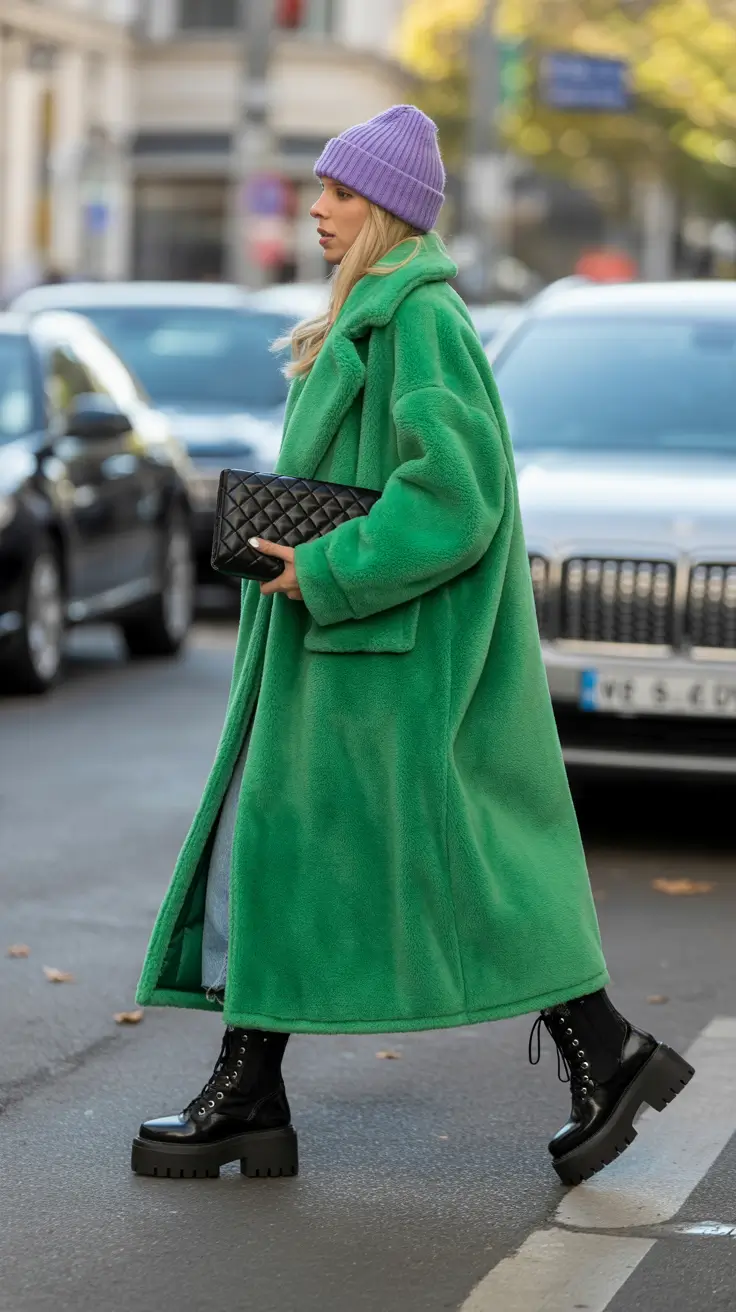 winter fashion outfits 2025-2026 The Oversized Coat Revival