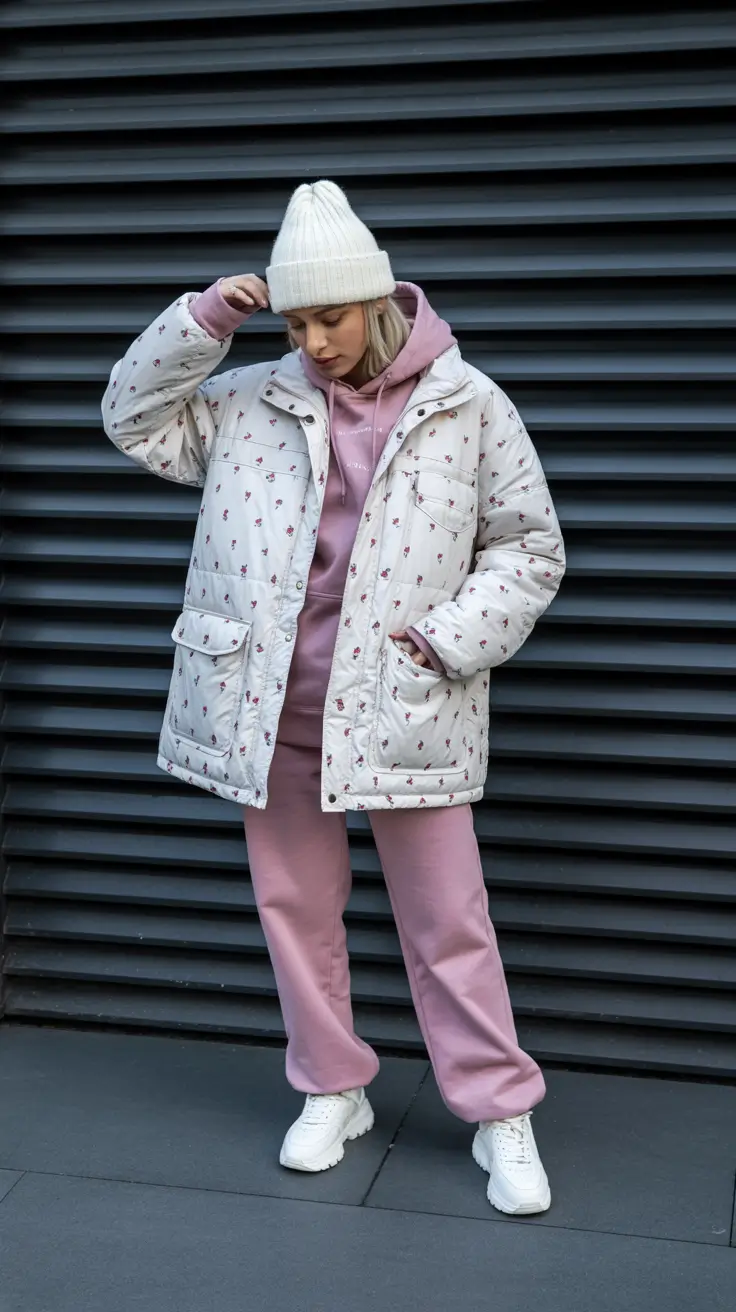 winter fashion outfits 2025-2026 Soft Romance Meets Street Chill