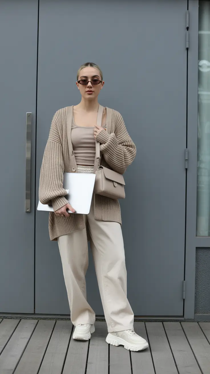 trendy winter outfits 2025/2026 Modern Minimalist College Girl Energy