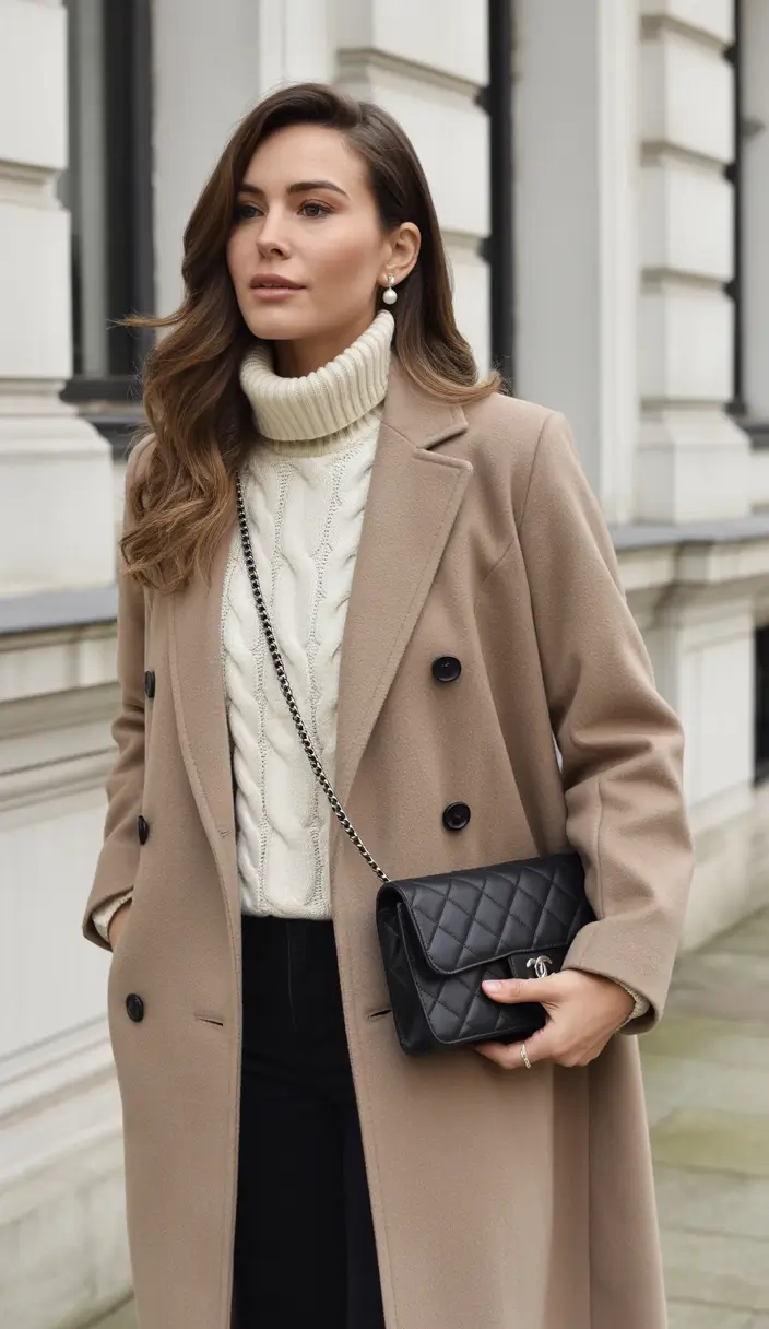 trendy winter outfits 2025/2026 Chic Neutrals for Frosty Mornings
