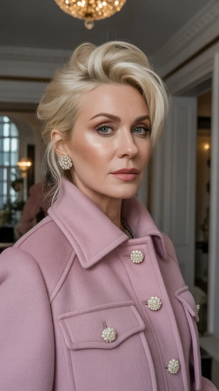 winter hairstyles and color for women over 50 2025-2026 Softly Swept Layers with Volume