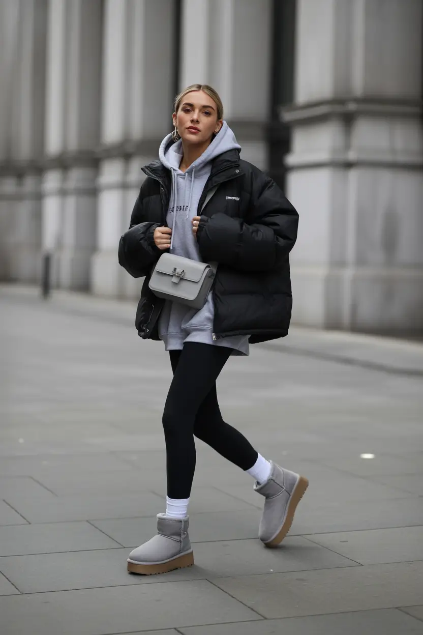 uggs outfit 2025-2026 City Chic with a Relaxed Attitude
