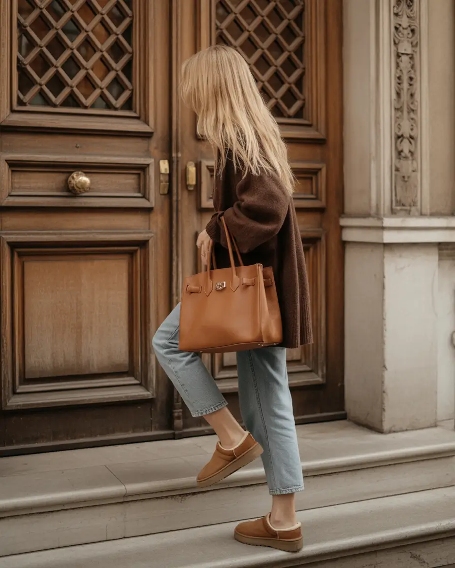 uggs outfit 2025-2026 Soft Luxe Meets Structured Heritage