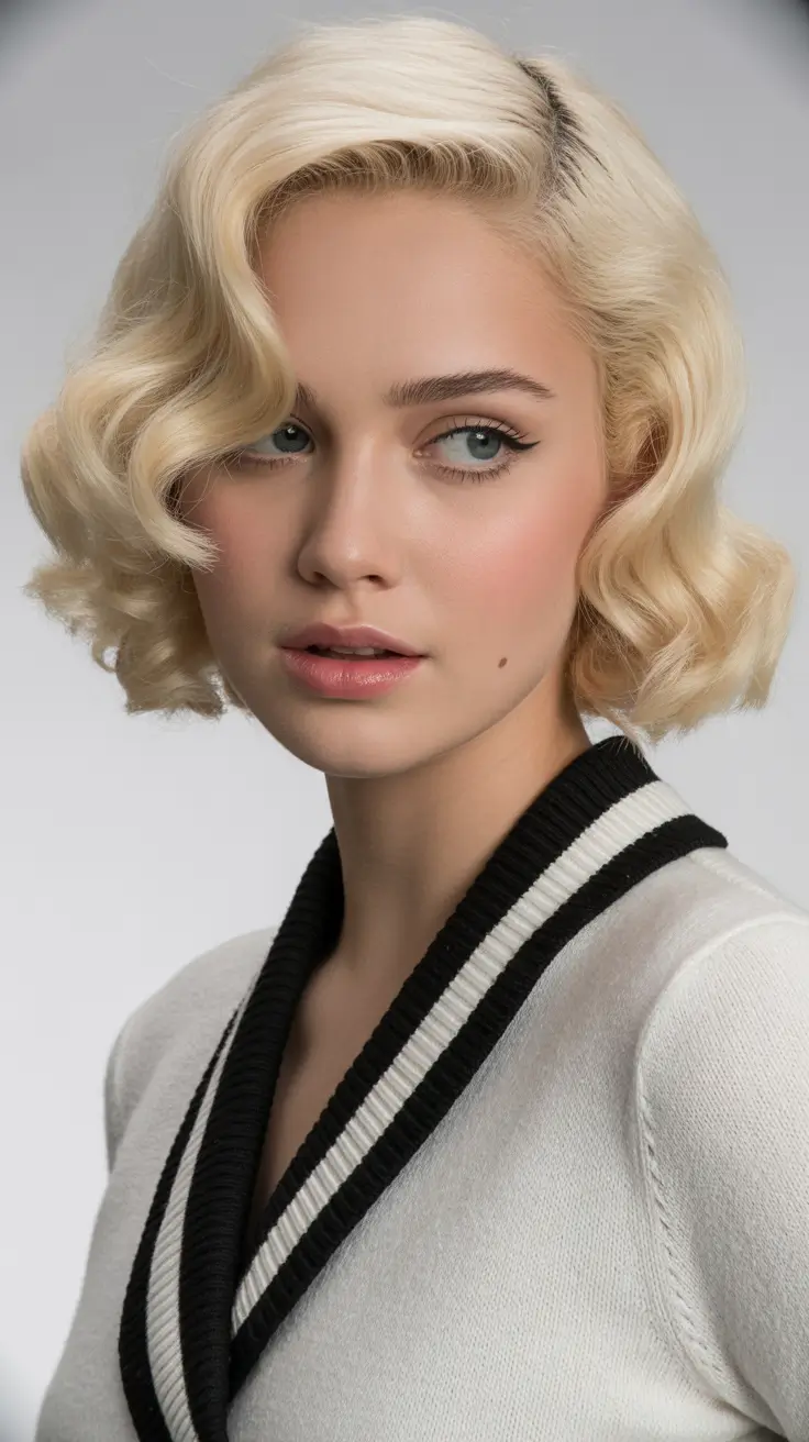 winter bob haircuts 2025-2026 Retro-Inspired Curves