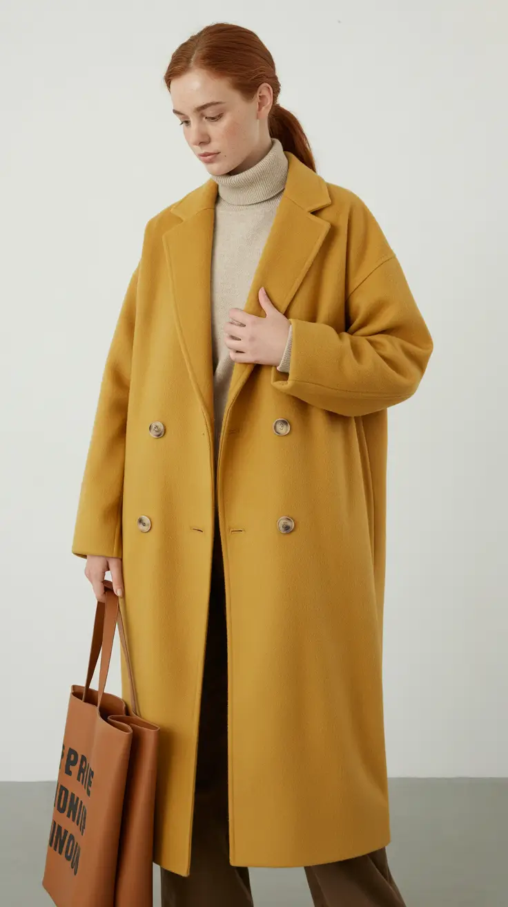 winter capsule wardrobe 2025-2026 Golden Mustard