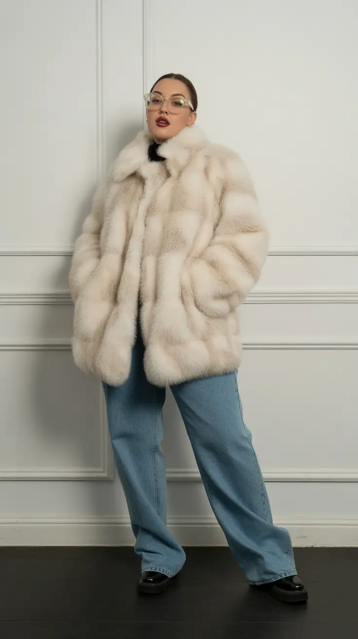 Old Hollywood Luxe Meets Downtown Denim