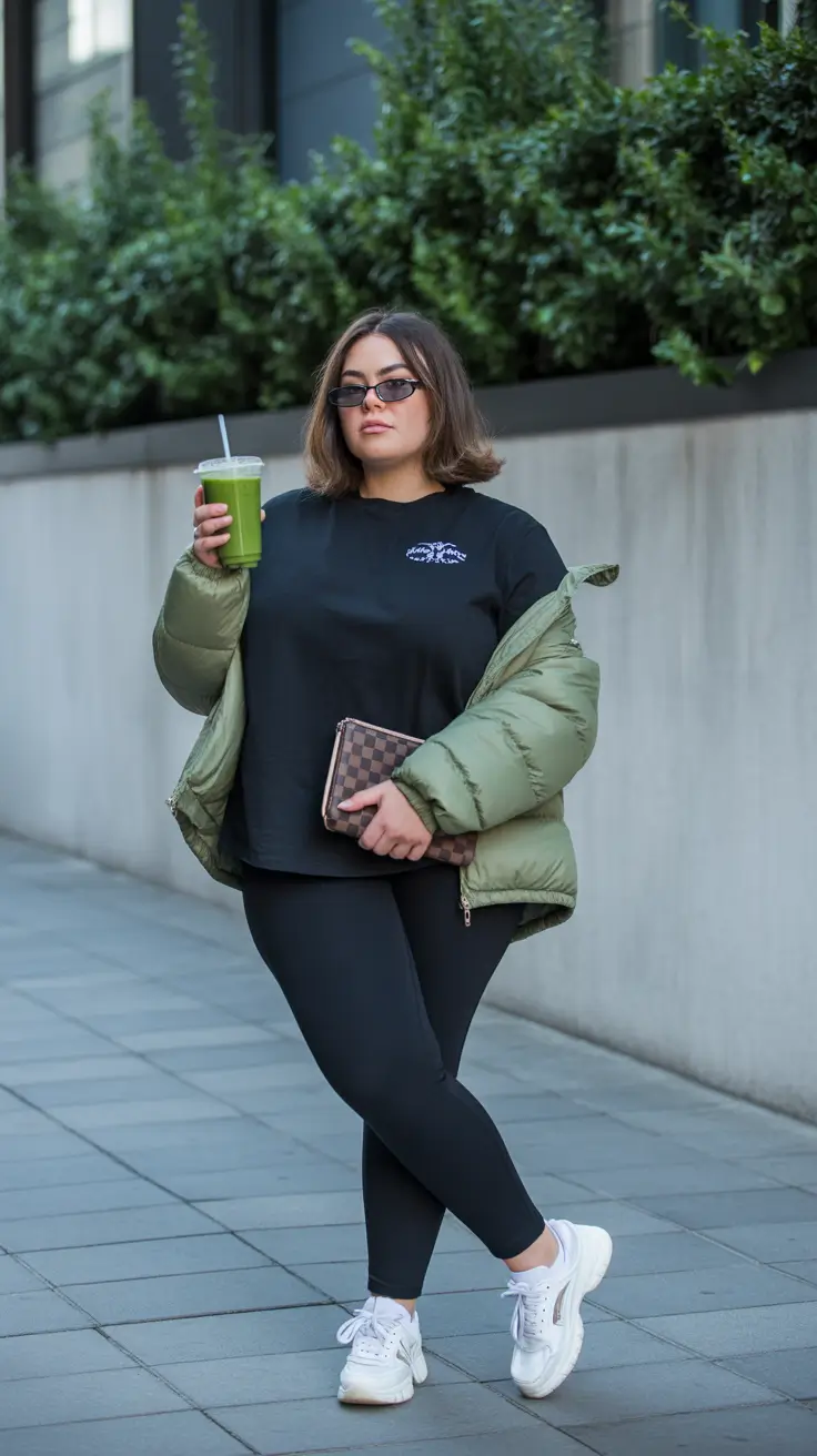 curvy winter outfits 2025-2026 Off-Duty Athleisure for the Curvy Minimalist