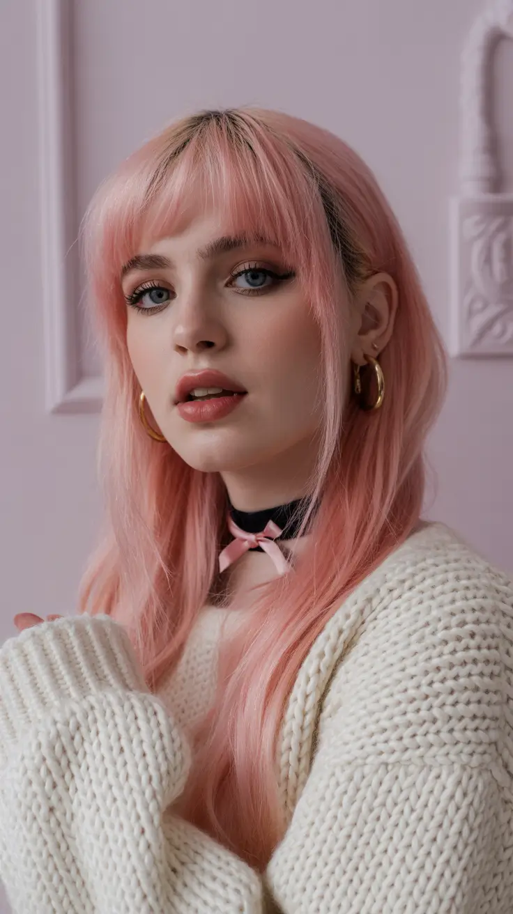 winter haircuts 2025-2026 Romantic Pastel Length