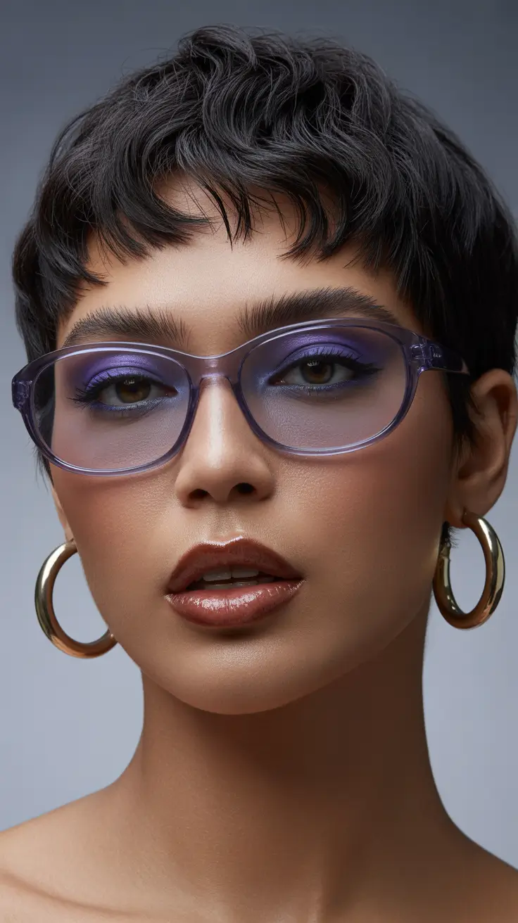 winter haircuts 2025-2026 Edgy Cropped Pixie With Texture