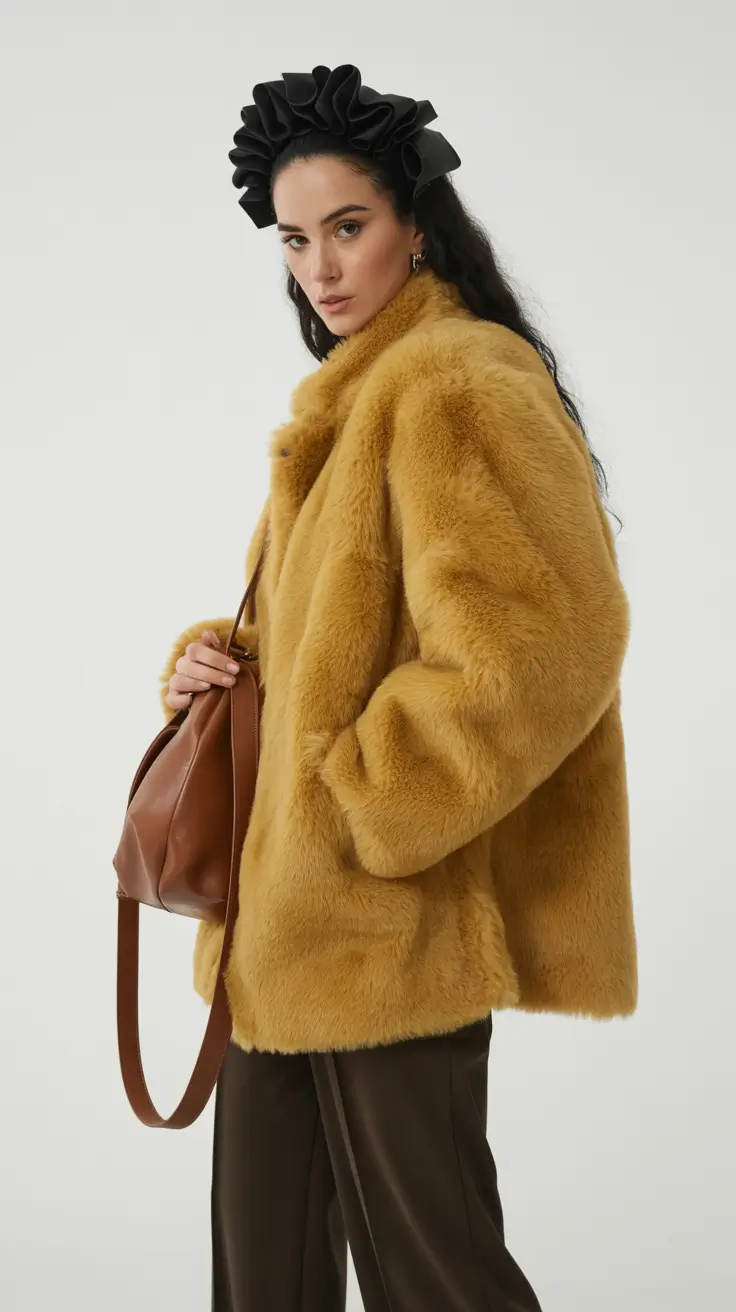 winter outfits 2025-2026 Golden Luxe with Playful Softness