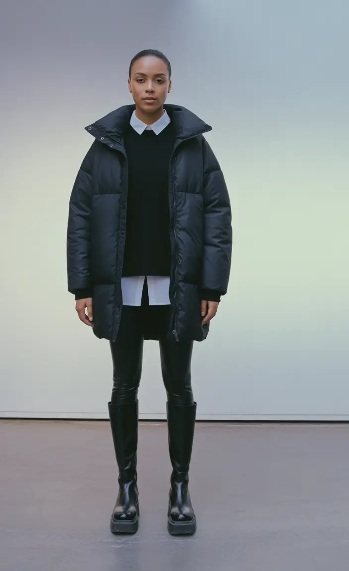 winter outfits inspiration 2025 Modern Academic with a Nordic Edge