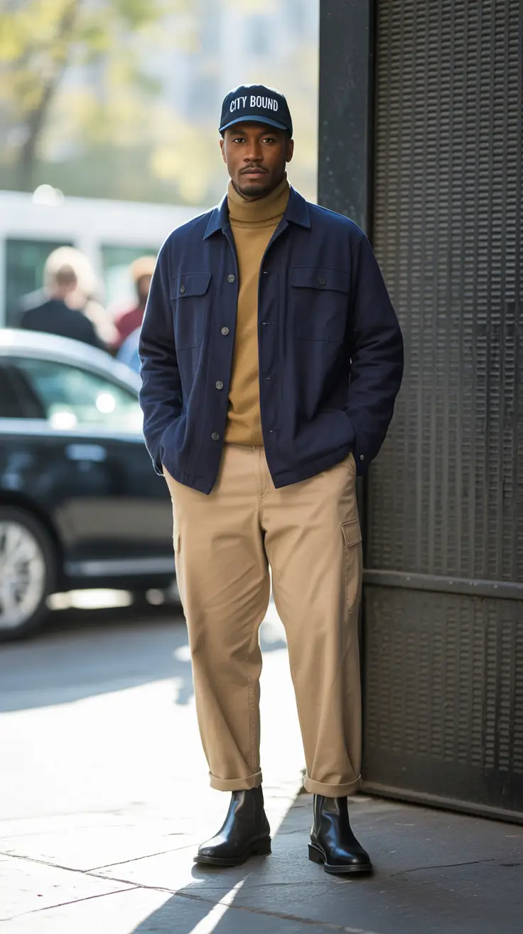 winter outfits men 2025-2026 City-Bound Utility Layers