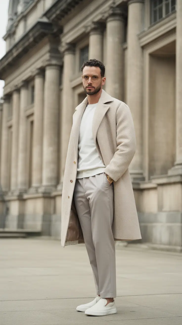 winter outfits men 2025-2026 Refined City Classic