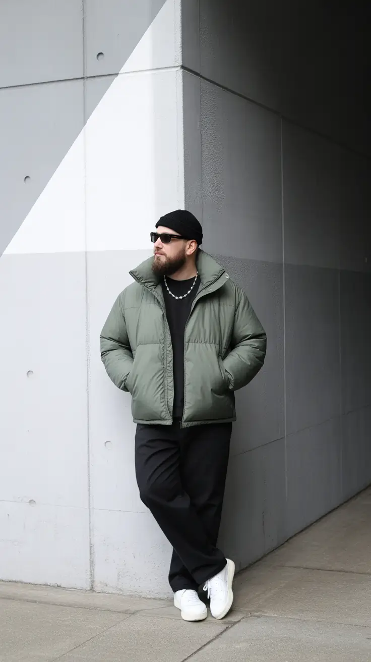 winter outfits men 2025-2026 Streetwear Boldness