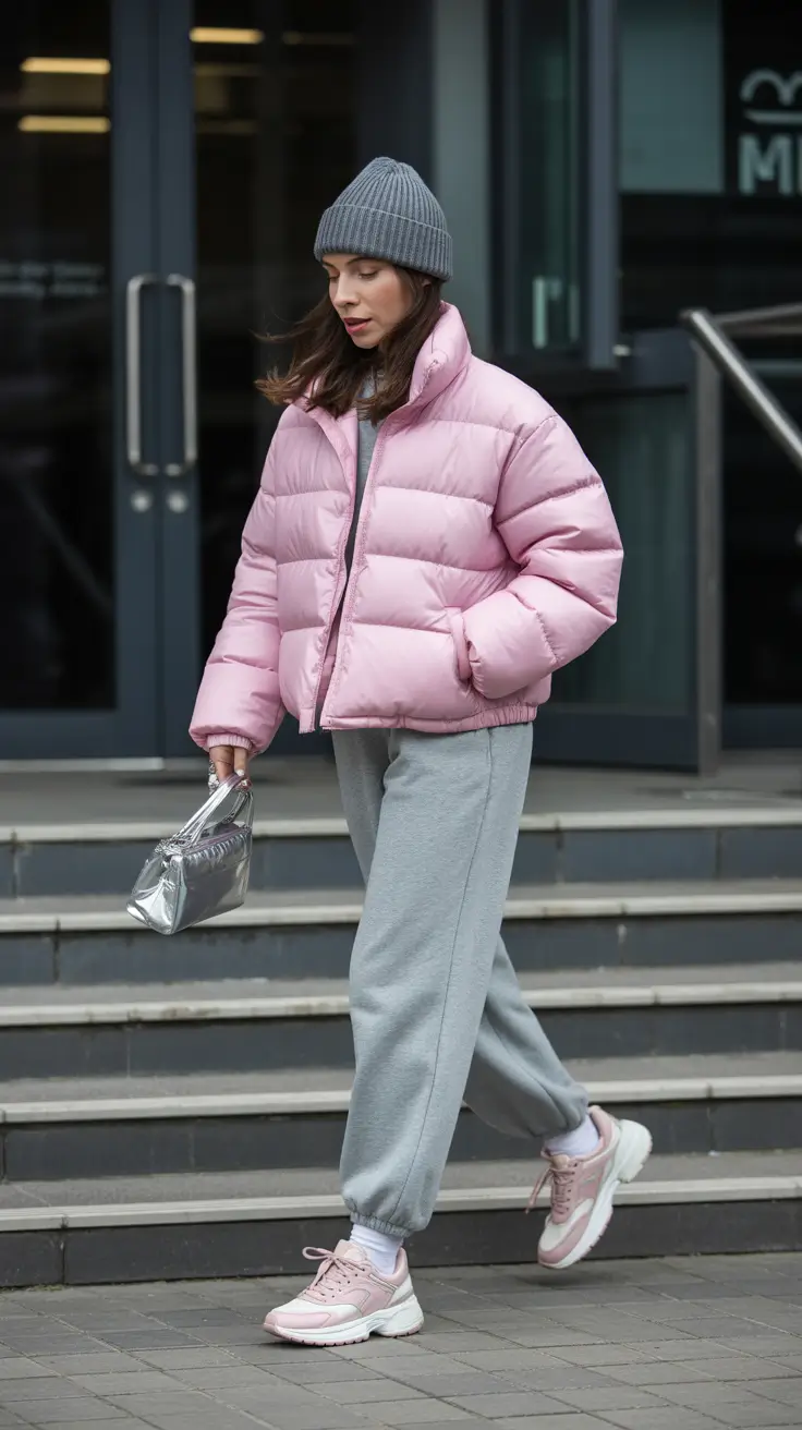 puffer jacket outfit 2025-2026 Soft Sportswear Energy