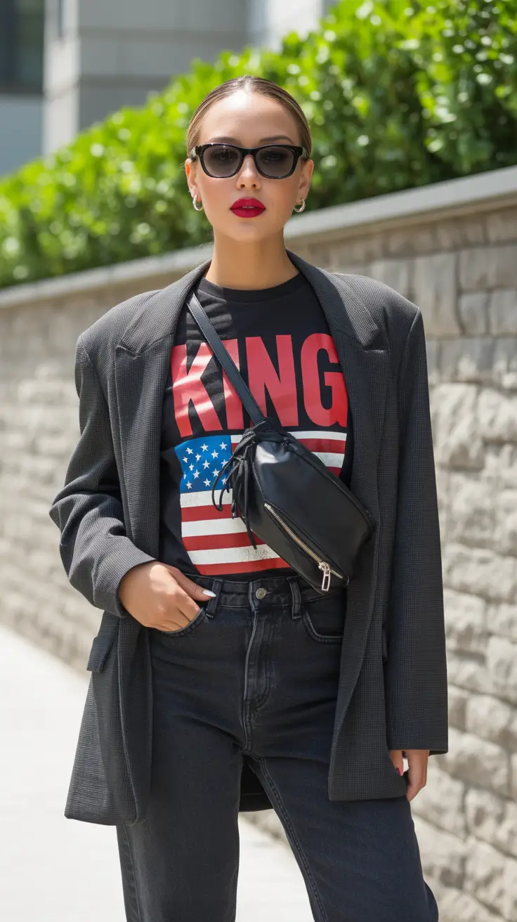 basic outfits 2026 Downtown Graphic Energy