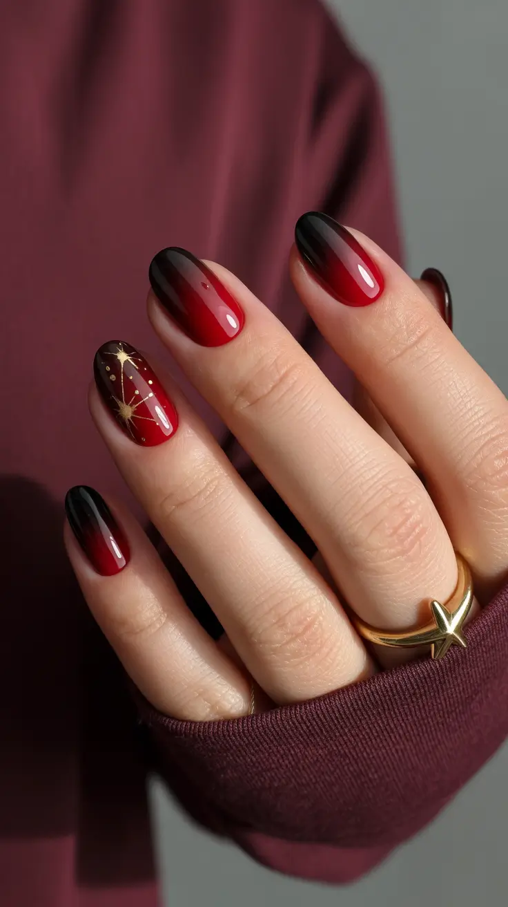 Best Dark Nail Colors Winter 2025–2026 Burgundy Eclipse