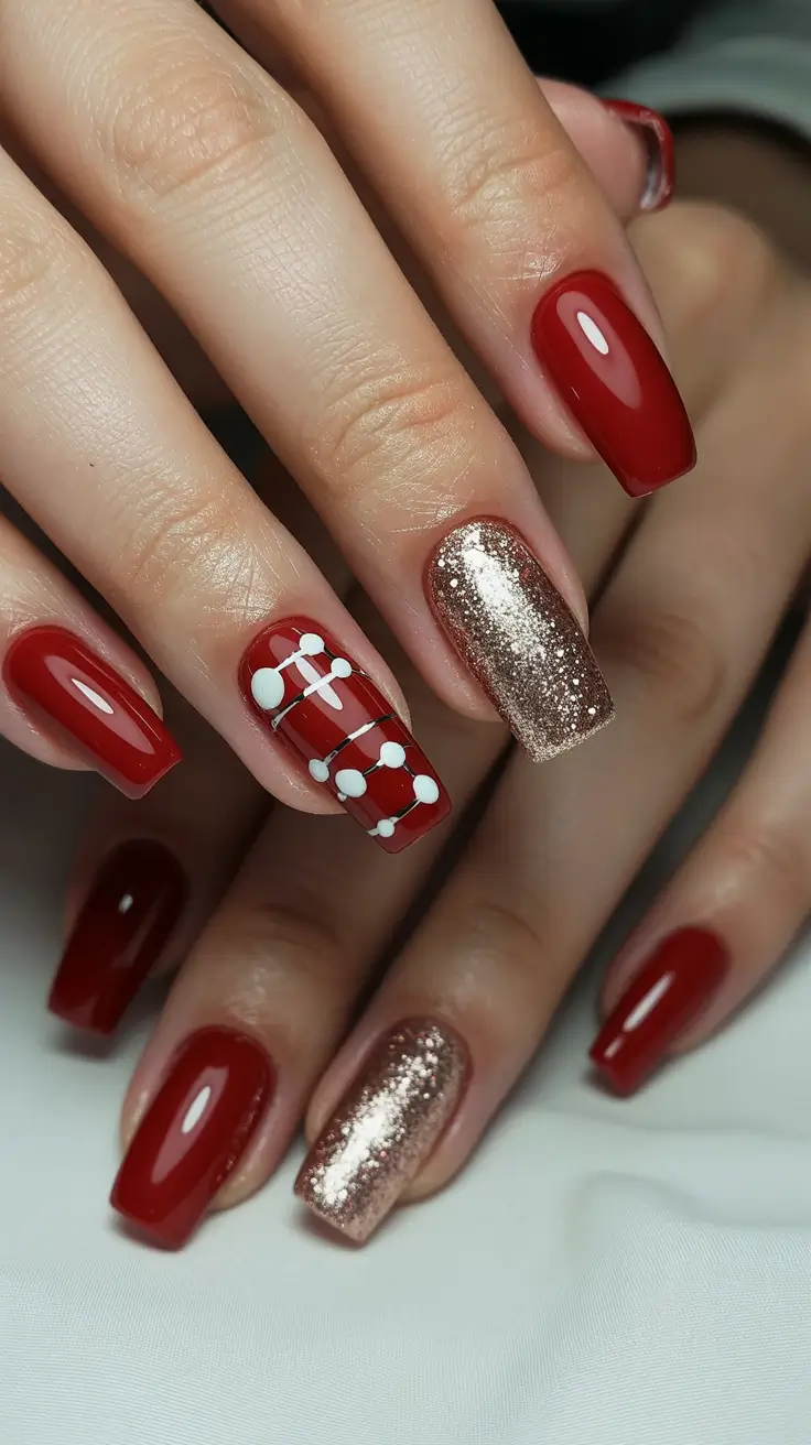 Best Dark Nail Colors Winter 2025–2026 Golden Garnet Glam