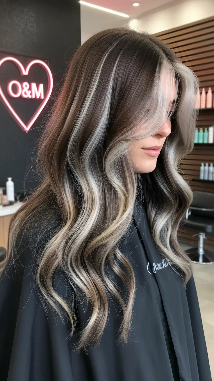 Dark Winter Hair Color 2025-2026 Dimensional Frost Brunette