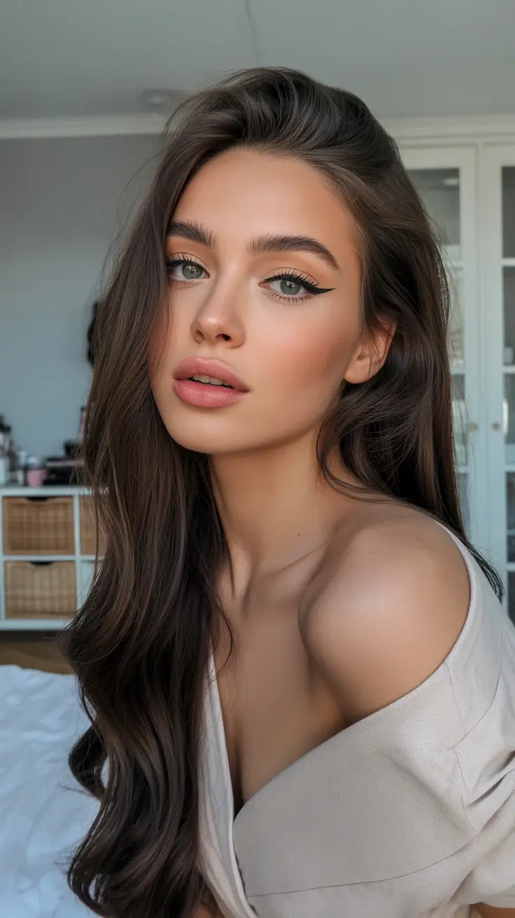 Dark Winter Hair Color 2025-2026 Espresso Luxe Waves