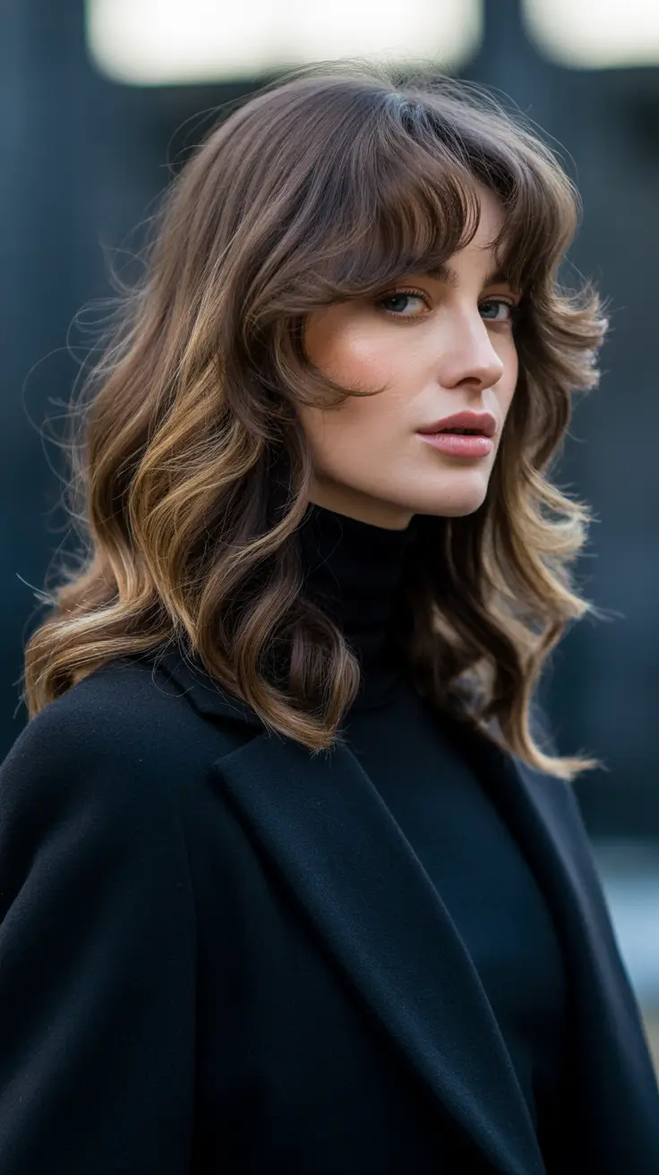 hair colors for soft winter 2025-2026 Honey Brunette Balayage