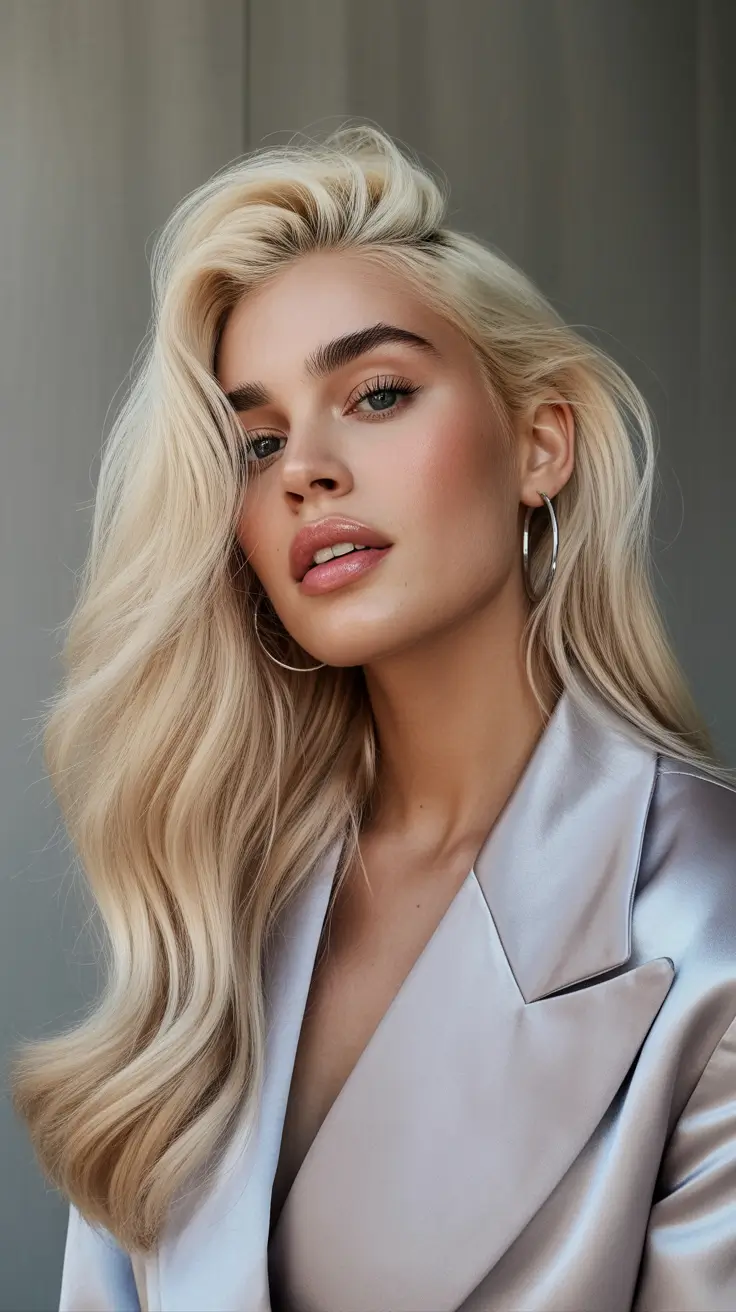 hair colors for soft winter 2025-2026 Vanilla Ice Luxe Blonde