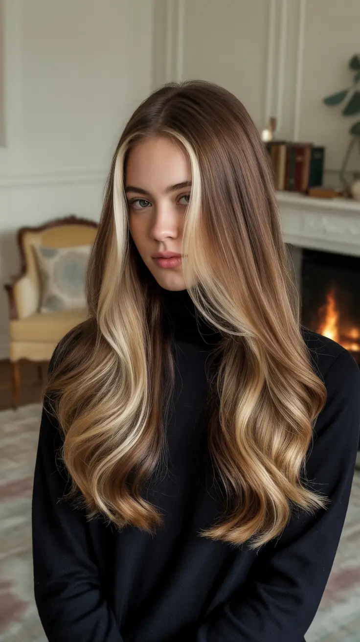 hair colors for soft winter 2025-2026 Vanilla Bronde Elegance