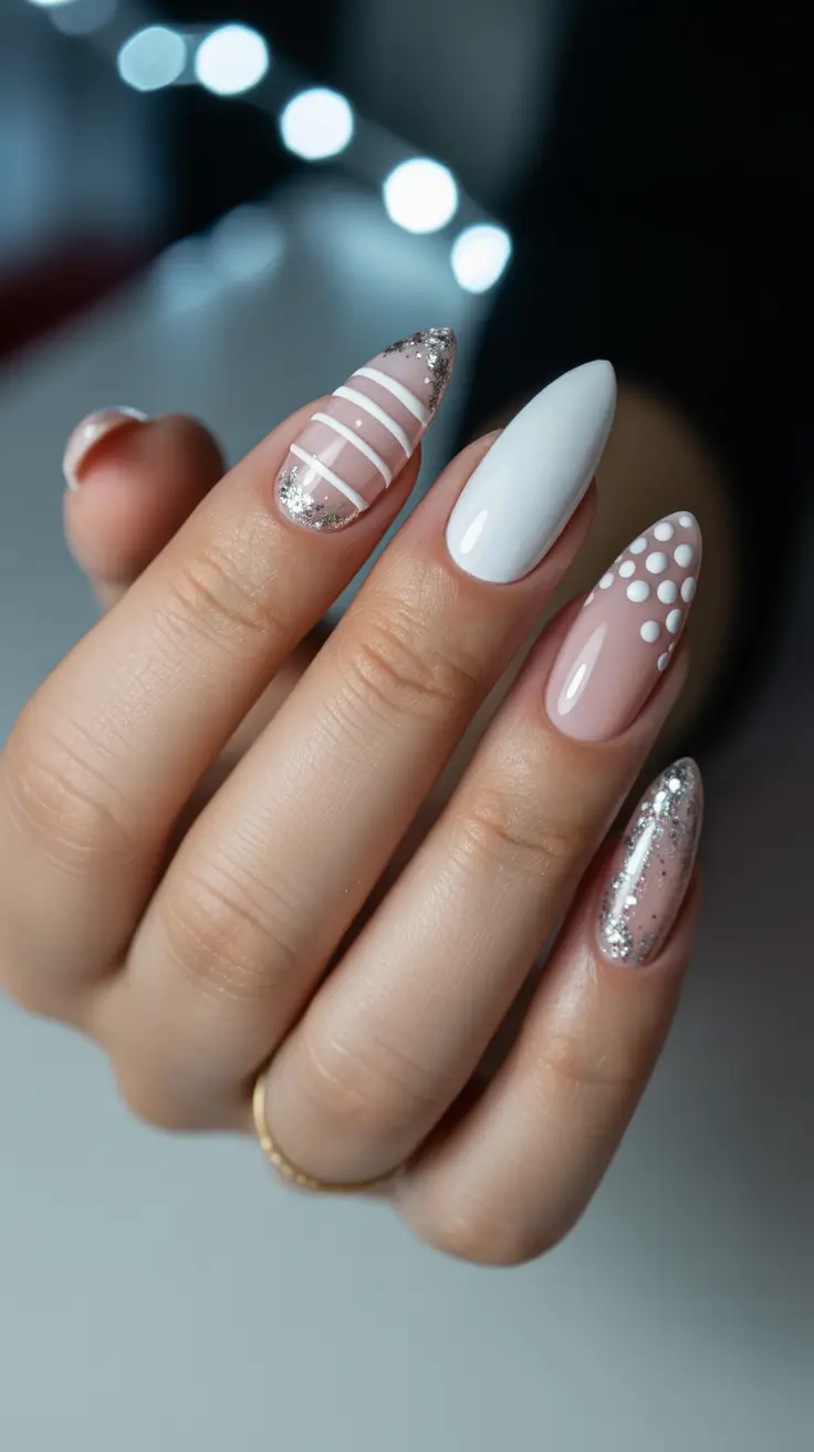 Best Winter Nail Colors Ideas 2025–2026 Frosted Nude Elegance
