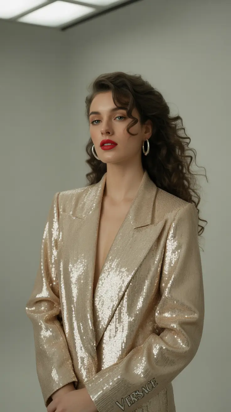 winter hair colors for brunettes 2025-2026 Classic Glossy Curls with Red Lips