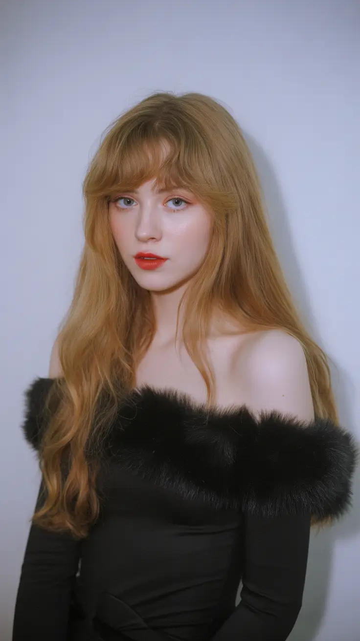 winter hair colors 2025-2026 Classic Honey Brown with Natural Shine