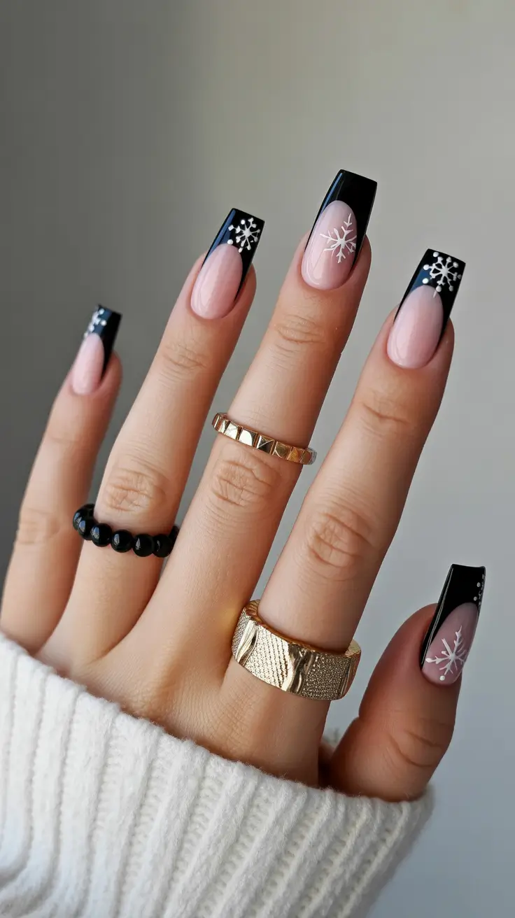 christmas-nail-design-ideas-2025-midnight-french-flakes