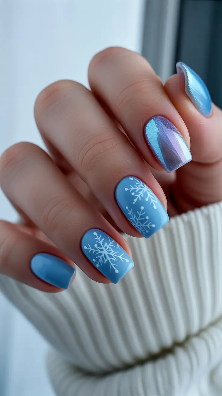 christmas-nail-design-ideas-2025-snowflake-sky-blue