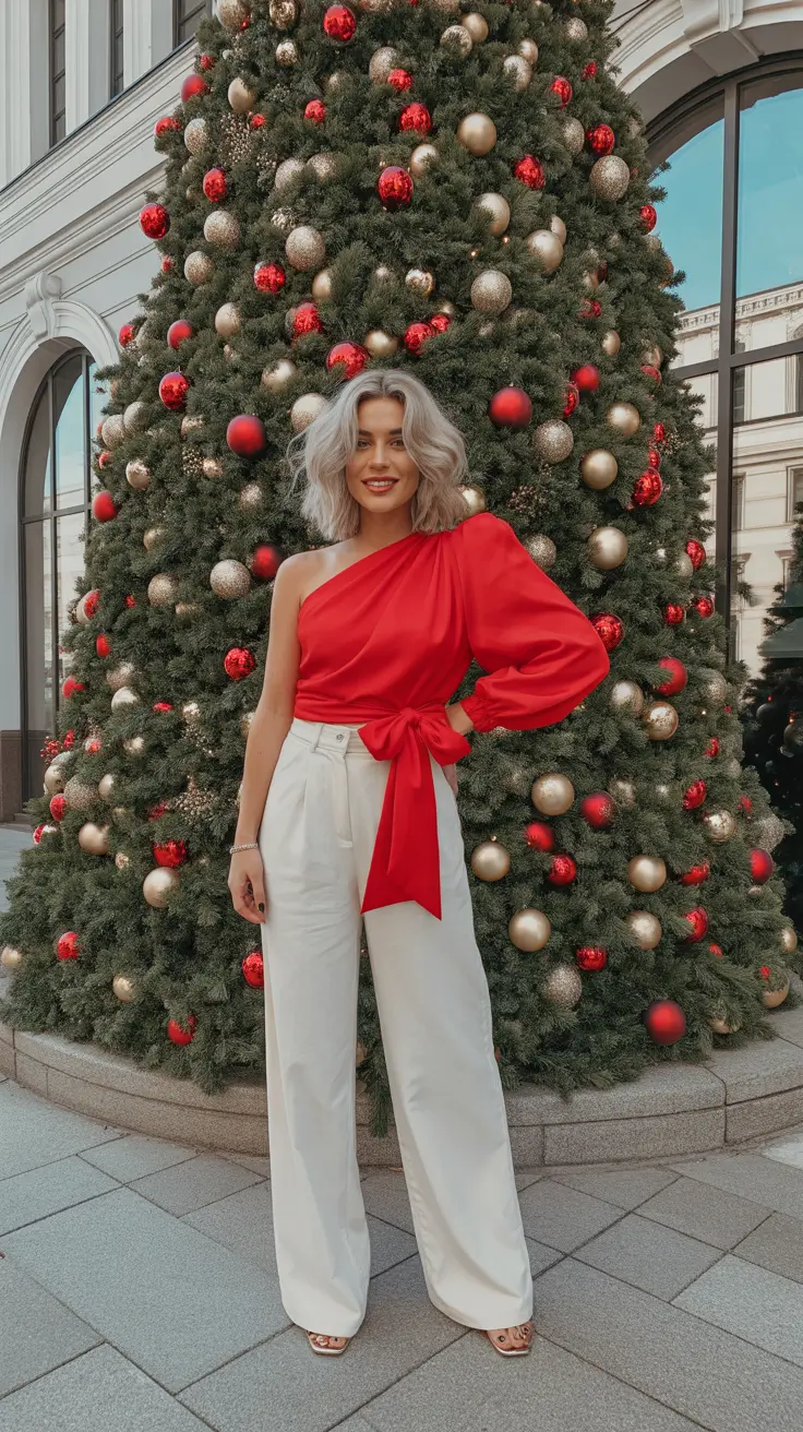 christmas outfit 2025 Candy Ribbon Glamour