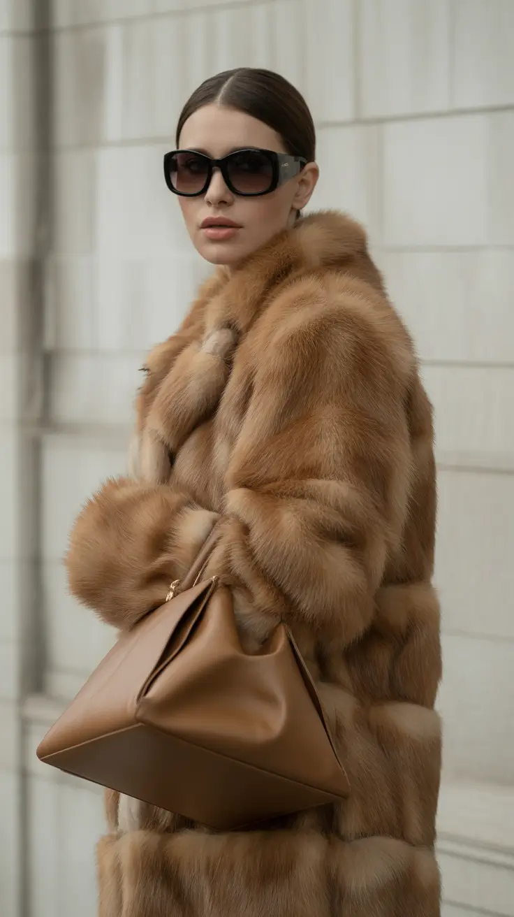 comfy winter outfits 2025-2026 Luxury in Warm Tones