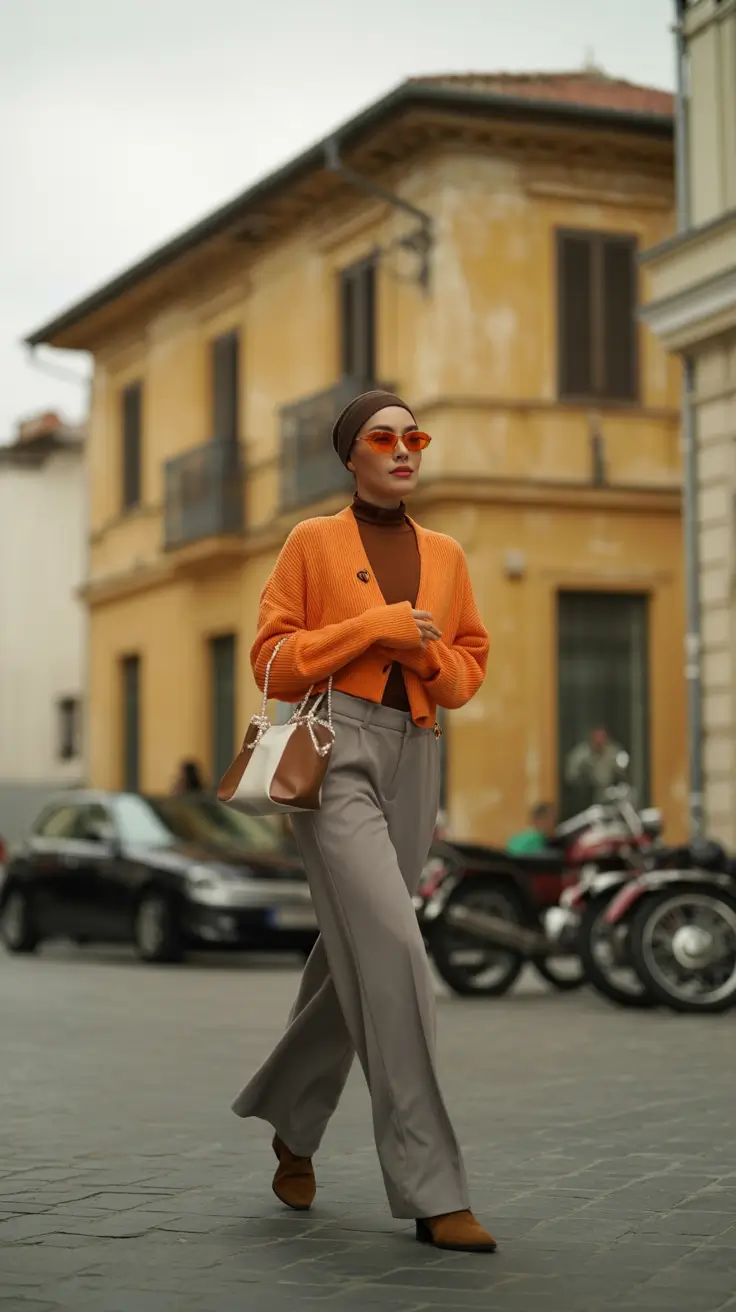 comfy winter outfits 2025-2026 City Chic in Citrus and Neutrals