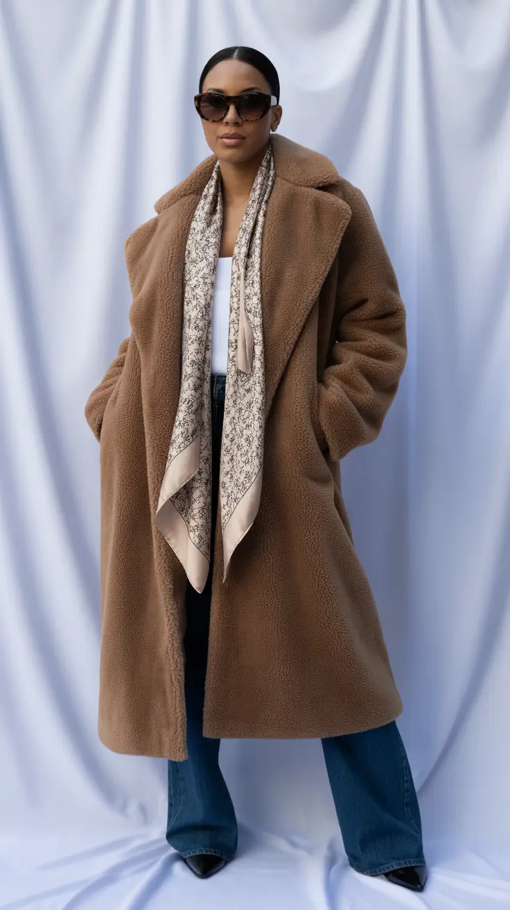 comfy winter outfits 2025-2026 Teddy Luxe for Everyday Wear