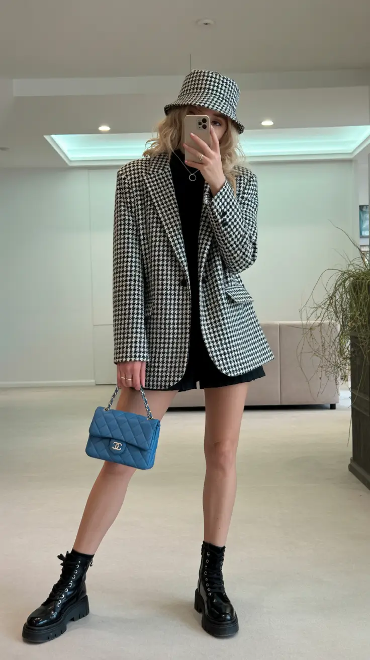 cute outfits 2026 Checkered Print with a Modern Twist